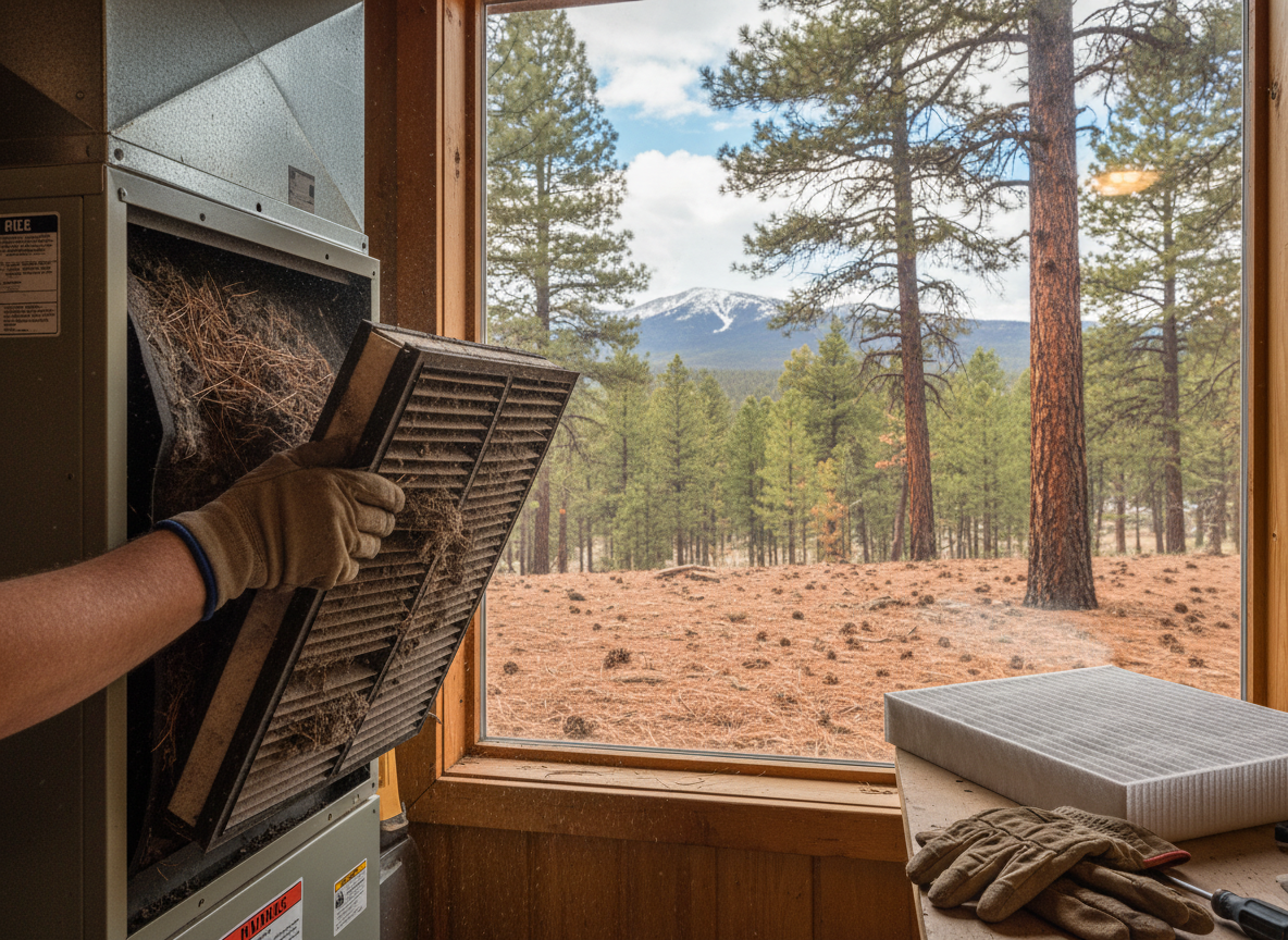 How Often to Change Furnace Filters Near Flagstaff's Pine Forests